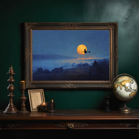 Harvest Moon Beckons Ancient Flight