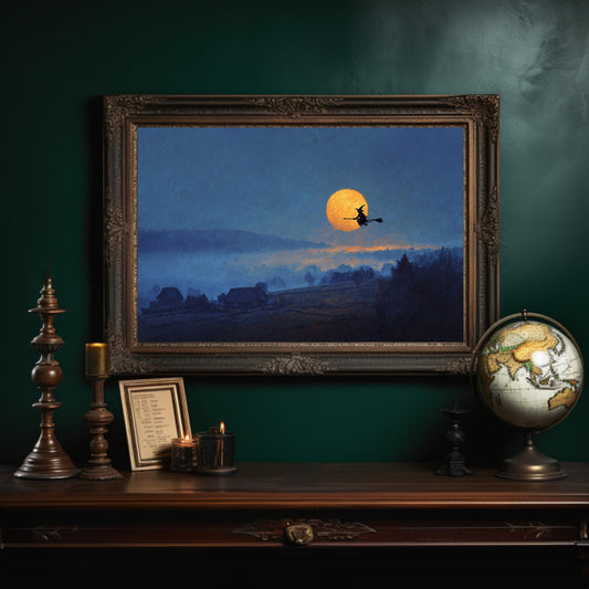 Harvest Moon Beckons Ancient Flight