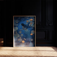 Midnight Blooms Upon Still Waters