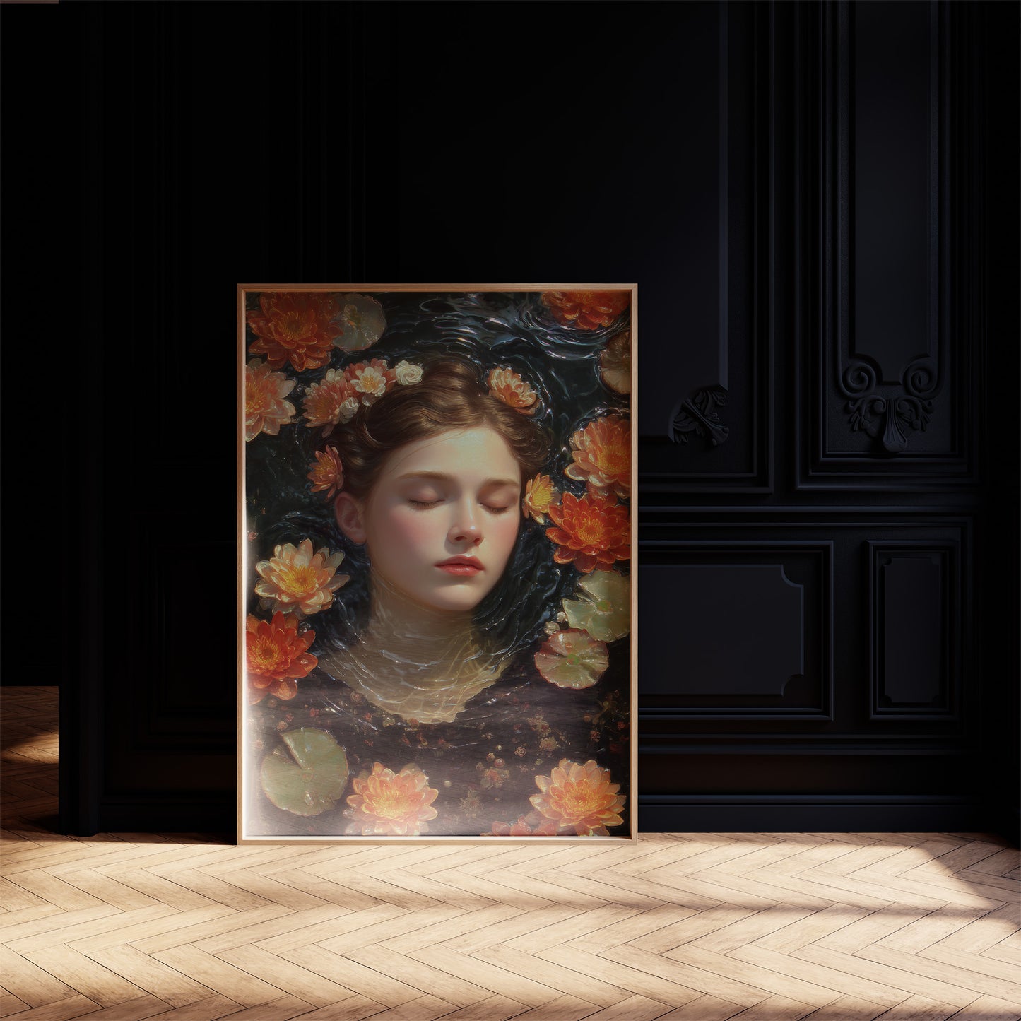 Floating Among Water Lilies