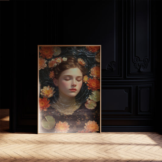 Floating Among Water Lilies