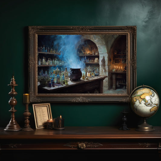 Alchemist's Chamber Breathes Blue Smoke