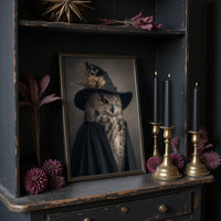 Midnight Sage With Amber Eyes