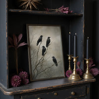 Ravens Hold The Barren Branch