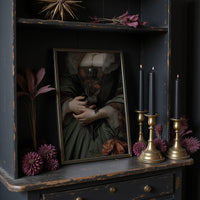 Curious Companion In Victorian Folds