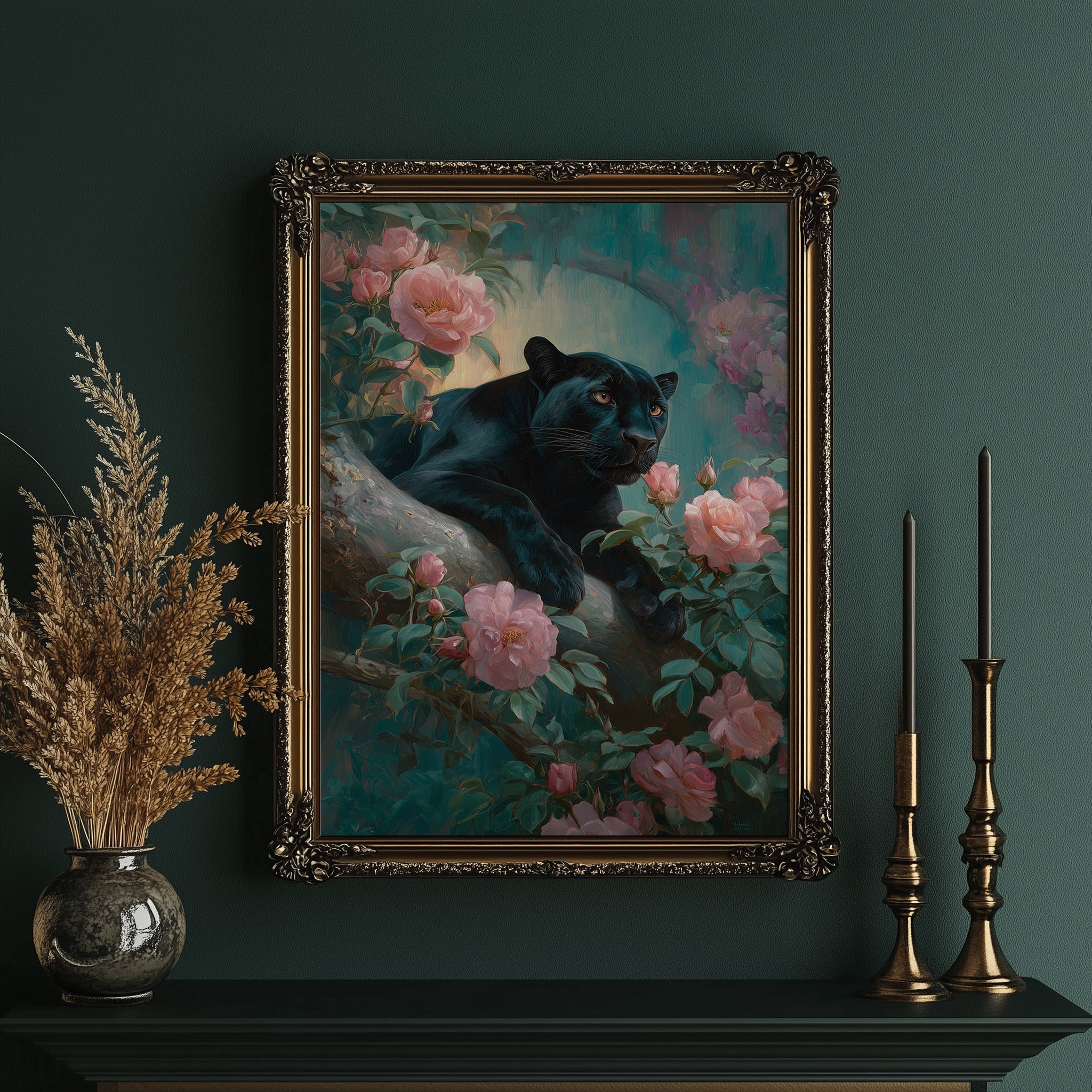 Midnight Among Pink Blossoms