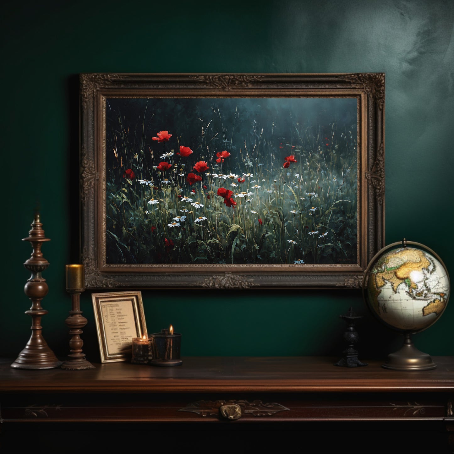 Poppies Dance Among Literary Worlds