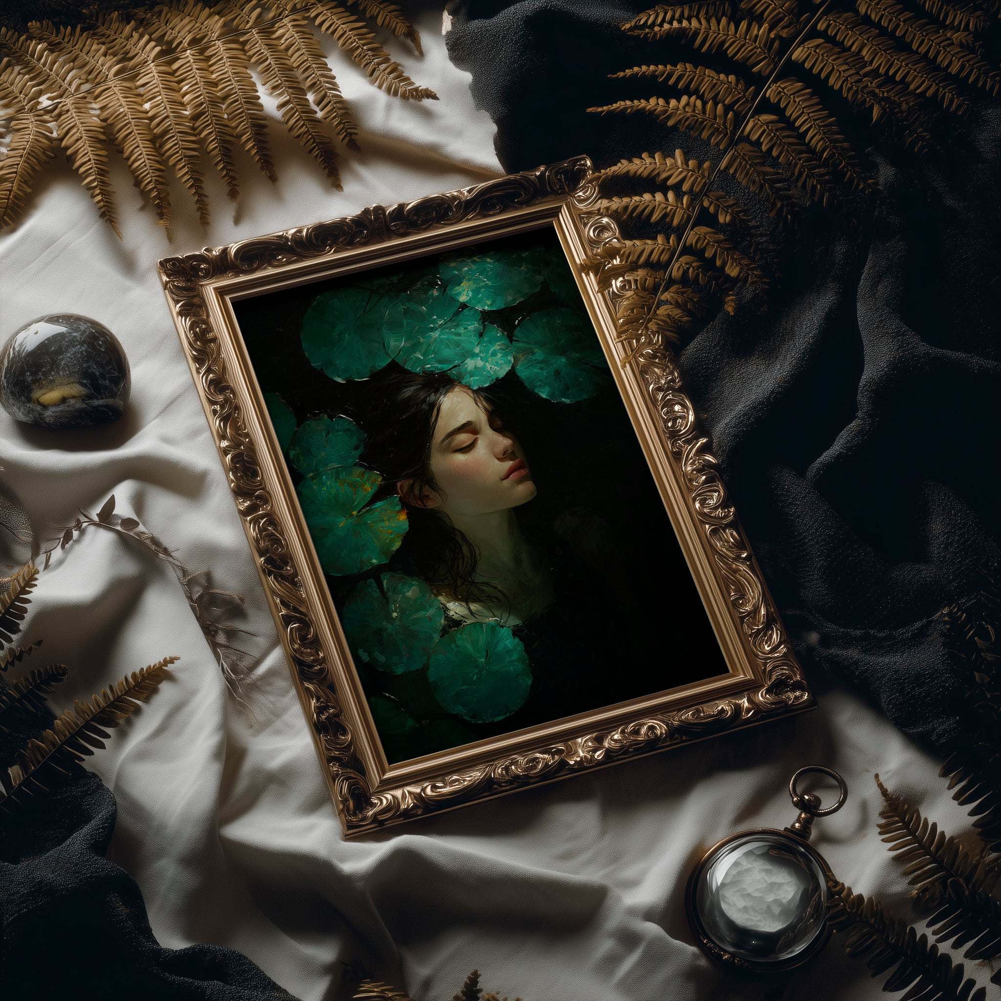 Between Stillness And Jade Waters