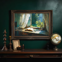 Sunlit Pages Await Summer Breeze