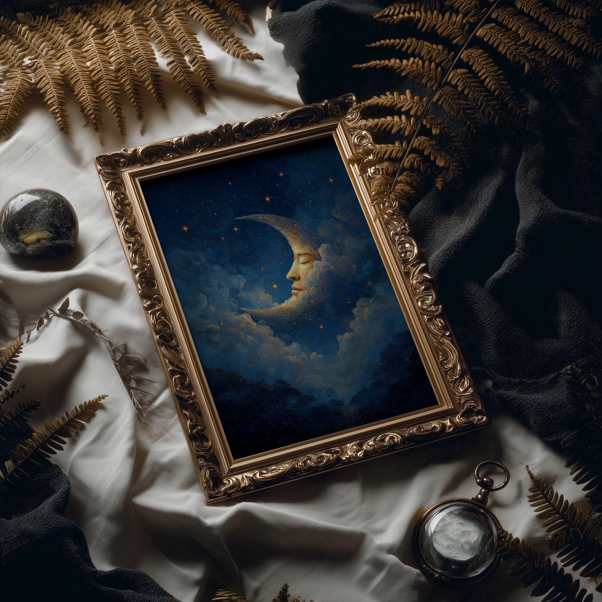 Crescent Dreams Among Midnight Stars