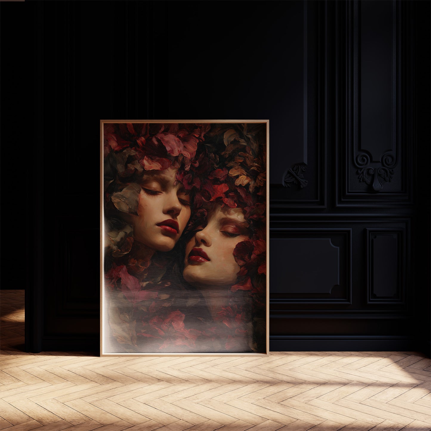 Crimson Petals Between Dreams