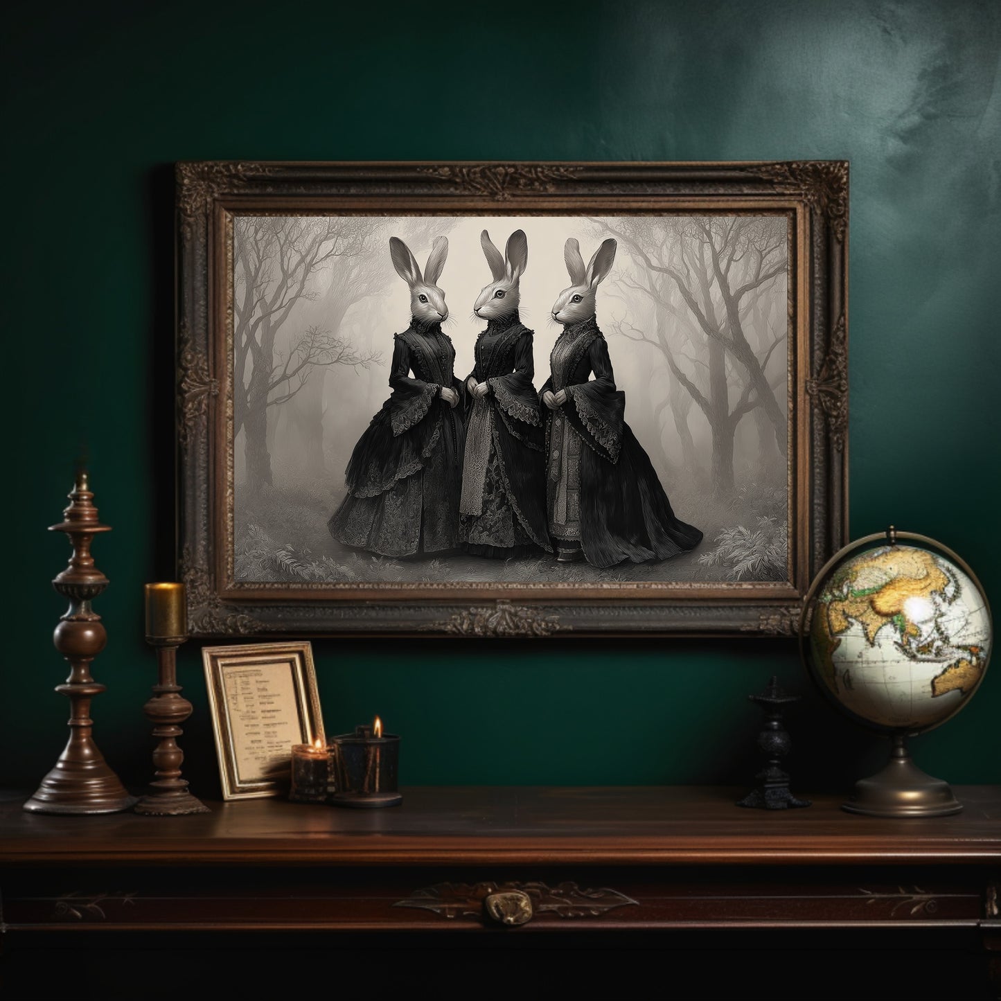 Victorian Hares Tell Forest Tales