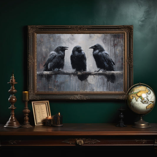 Ravens Share Ancient Secrets Together