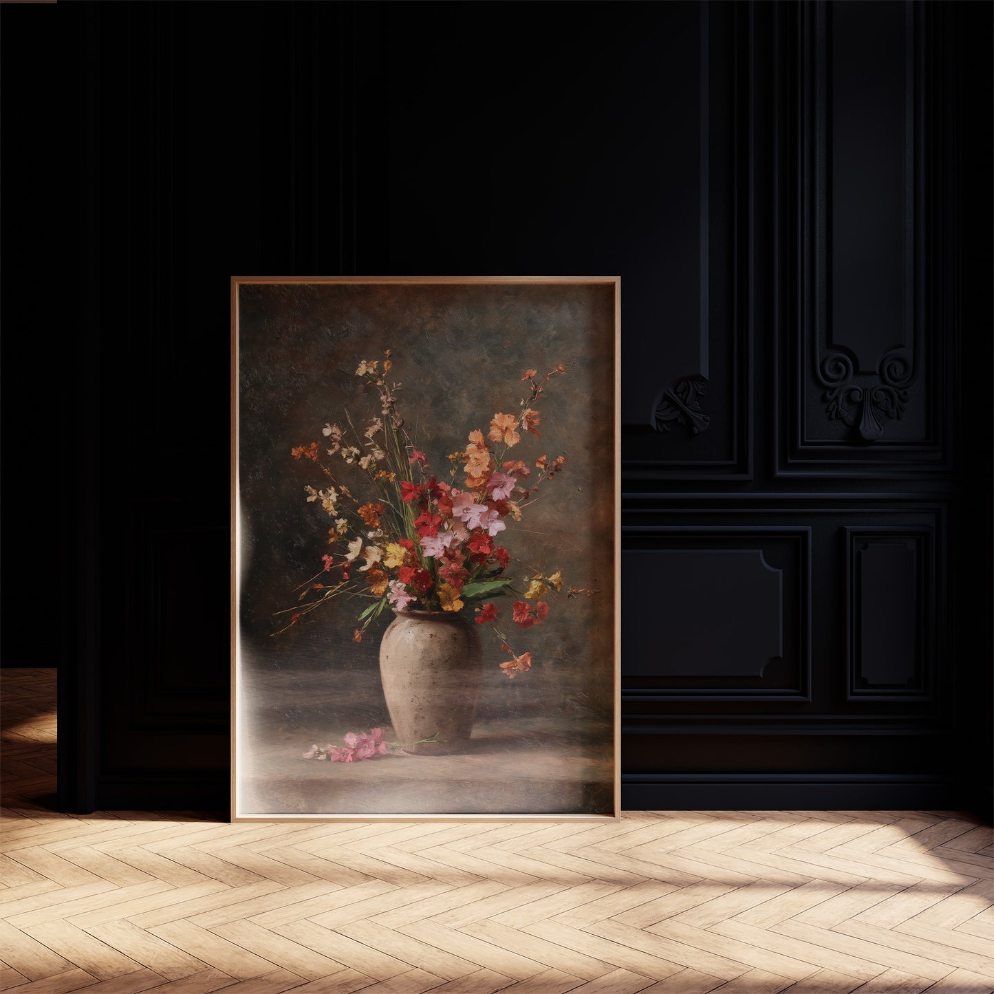 Wildflowers Against Midnight Walls