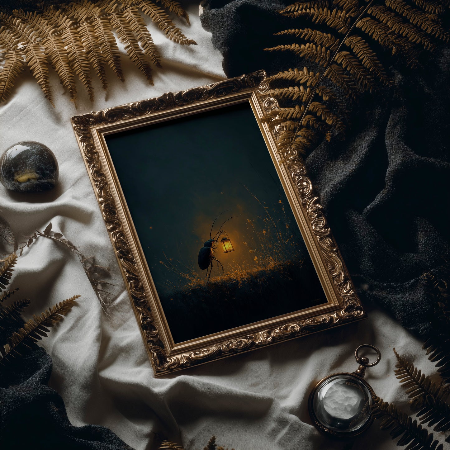 Midnight Keeper Carries Golden Light