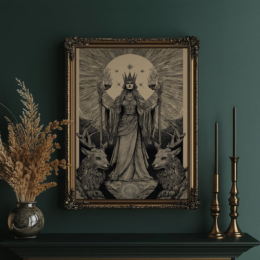 Crowned Between Stags And Stars