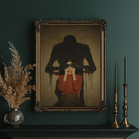 Darkness Looms Behind Crimson