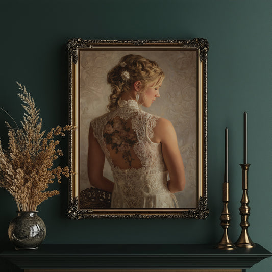 Lace And Roses Await Dusk