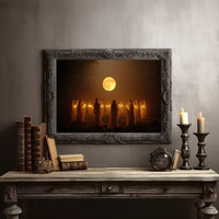 Ancient Circle Under Harvest Moon