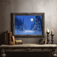 Frost Path Under Winter's Glow