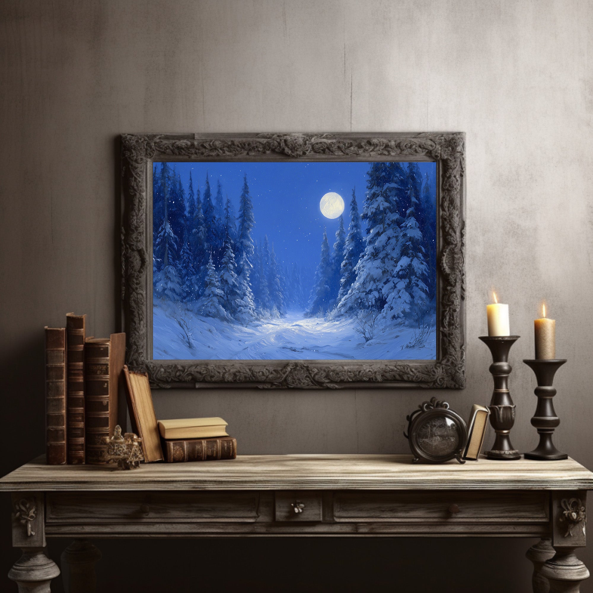 Frost Path Under Winter's Glow