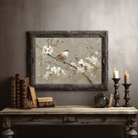 Sparrow Among Spring's First Blossoms