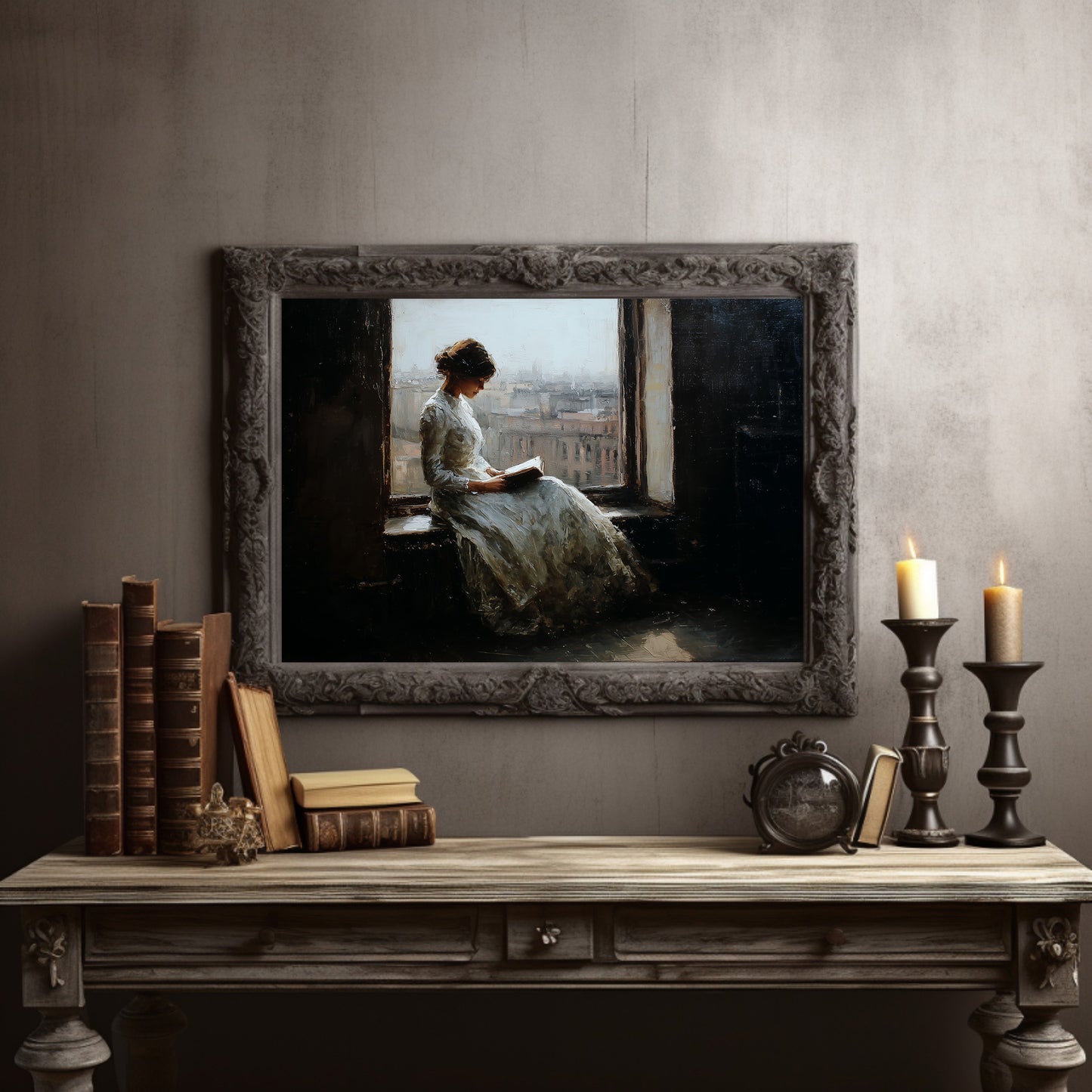 Pages Between Window Light