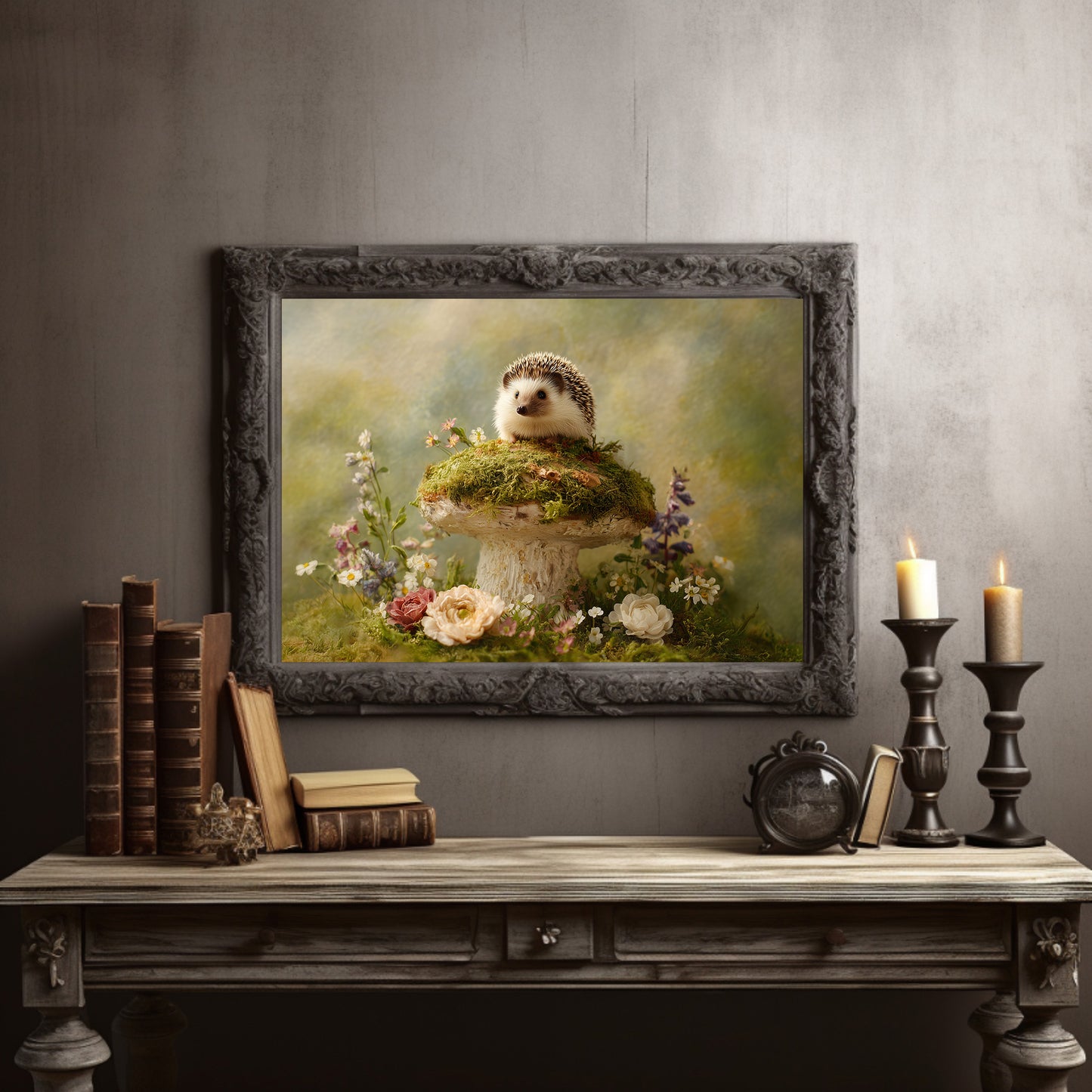 Tiny Guardian Of Mossy Throne