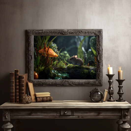 Tiny Explorer Meets Fairy Mushroom