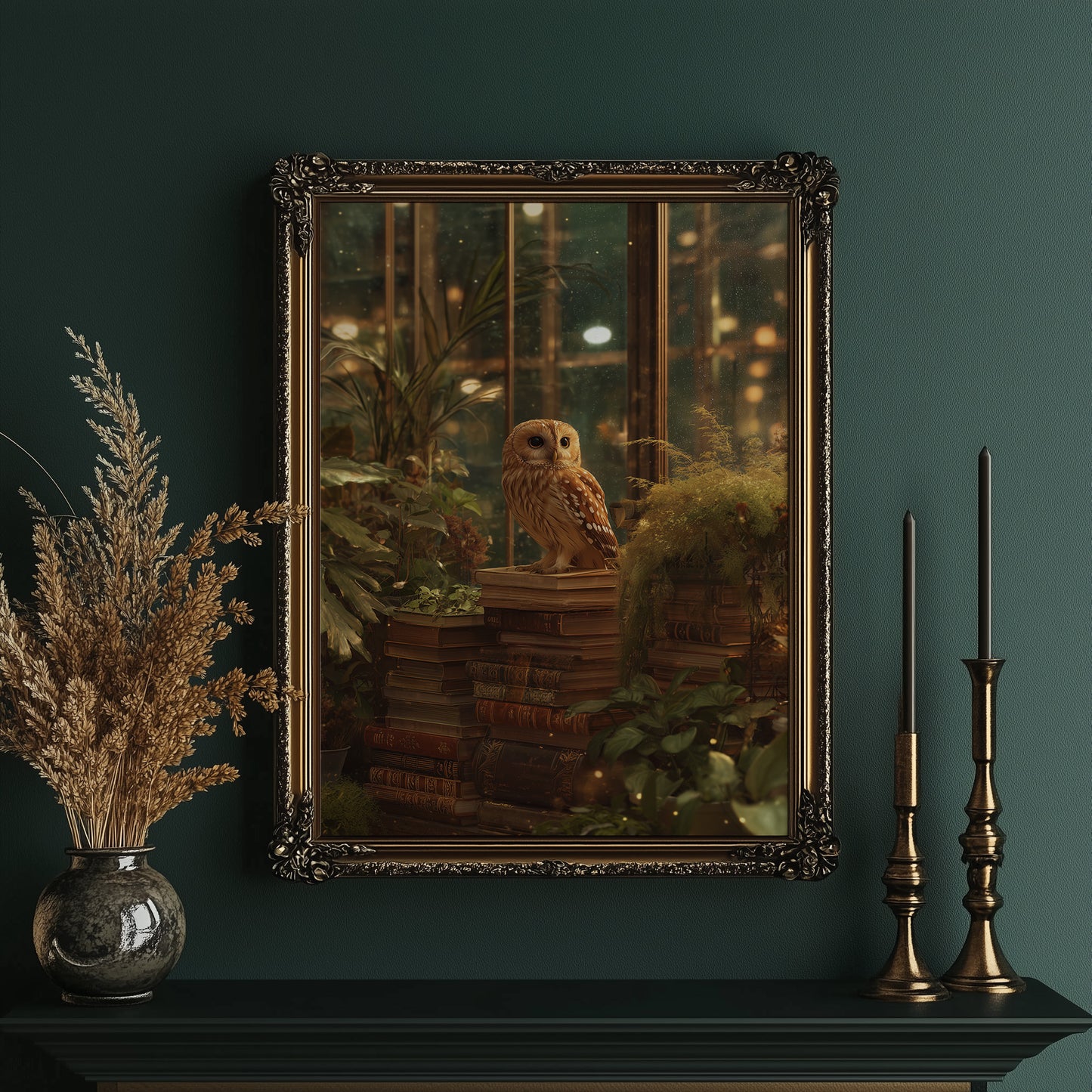 Midnight Scholar Among Ancient Pages