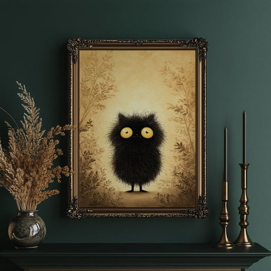 Curious Fluff Meets Golden Light