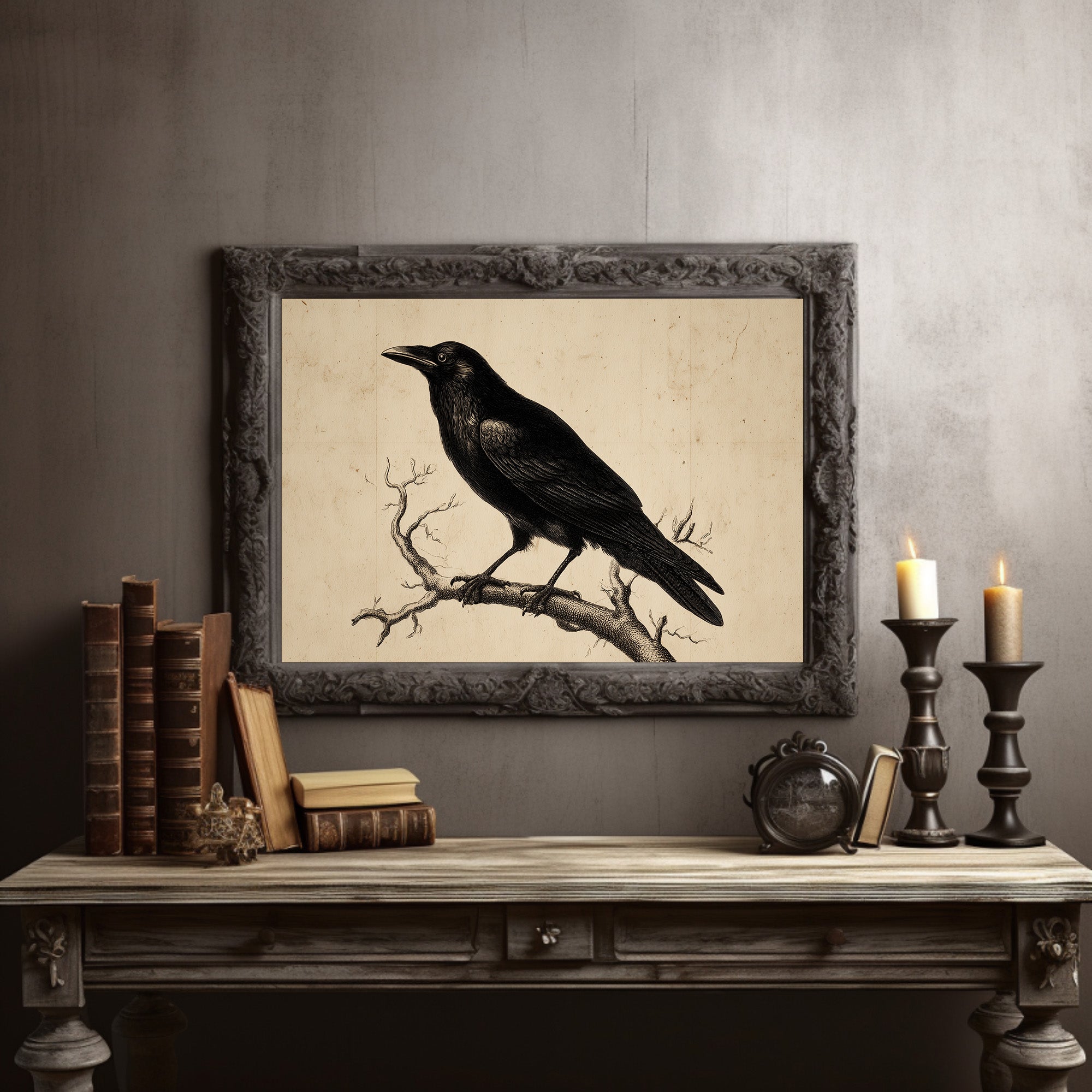 Raven Among Literary Companions