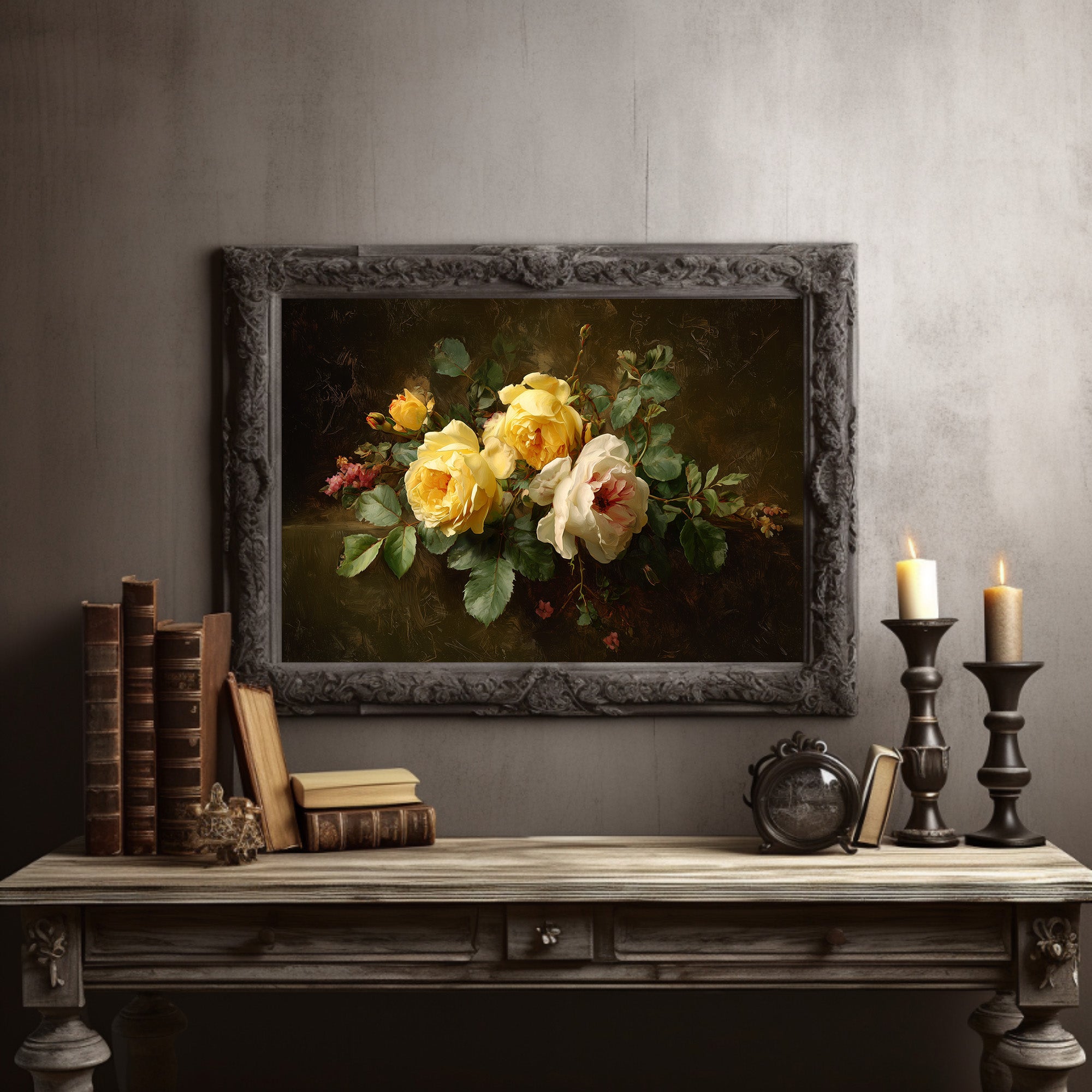 Roses Among Literary Treasures