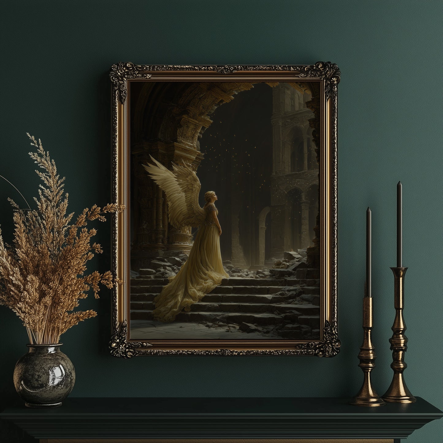 Ancient Halls Await Her Flight