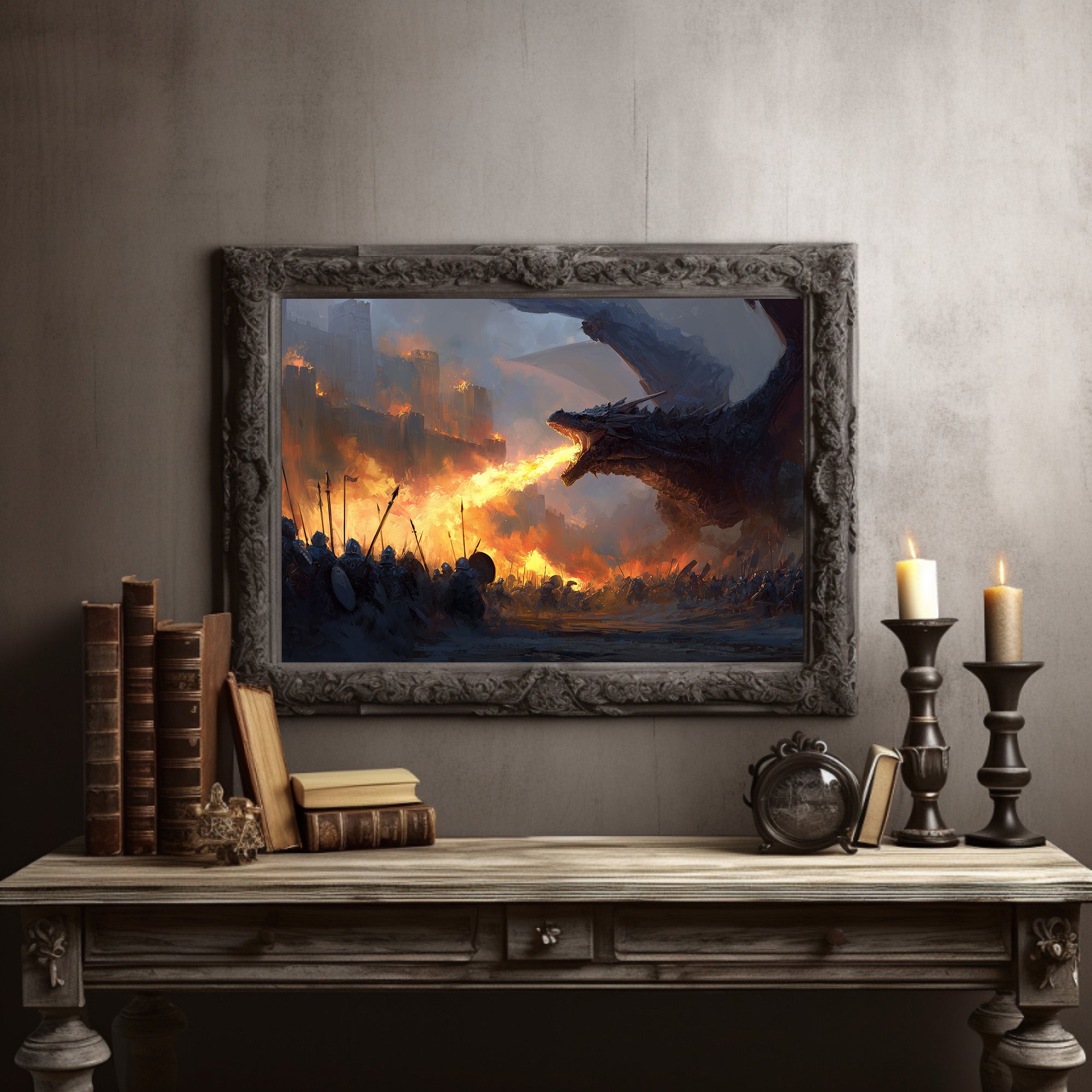 Ancient Flame Against Battle Lines