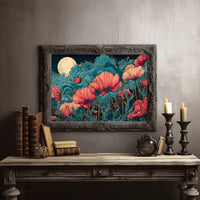 Coral Blooms Under Midnight Tide