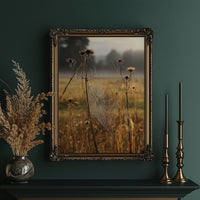 Thistles Catch Dawn's First Light