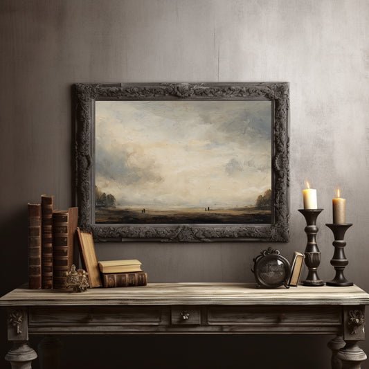 Coastal Mist Among Literary Treasures