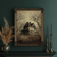 Forgotten Home Among Bare Branches