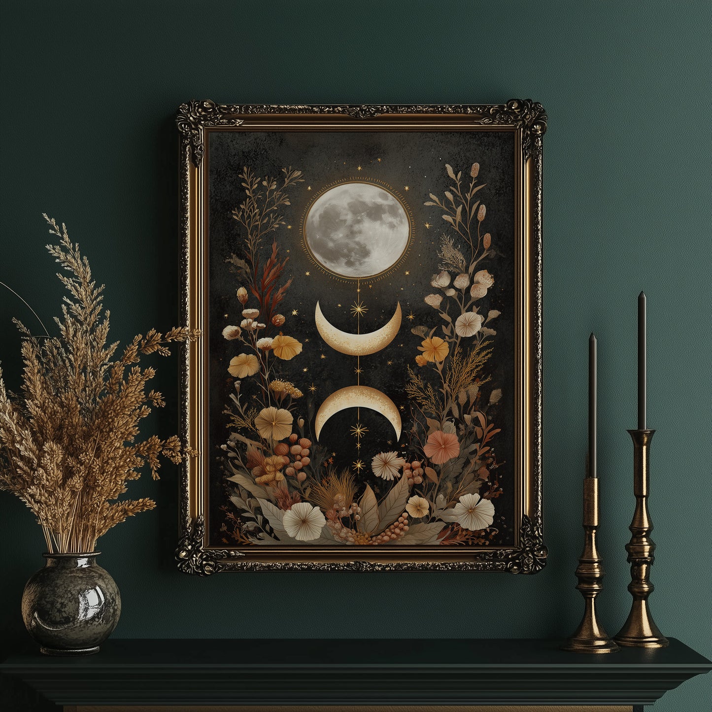 Lunar Garden Between Cosmic Tides