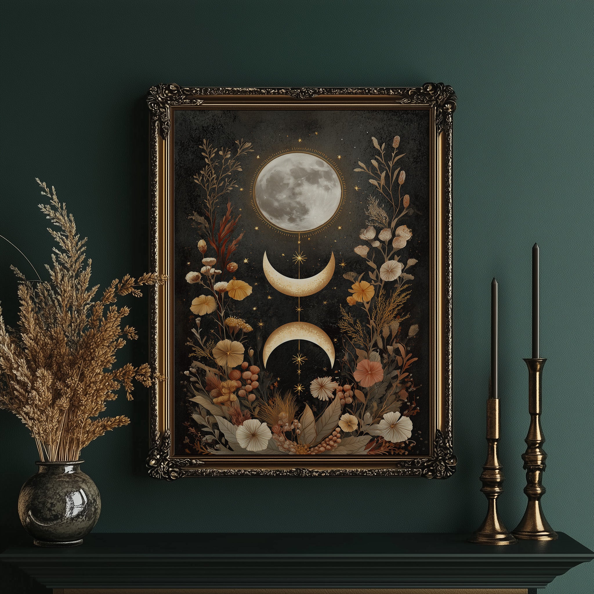 Lunar Garden Between Cosmic Tides