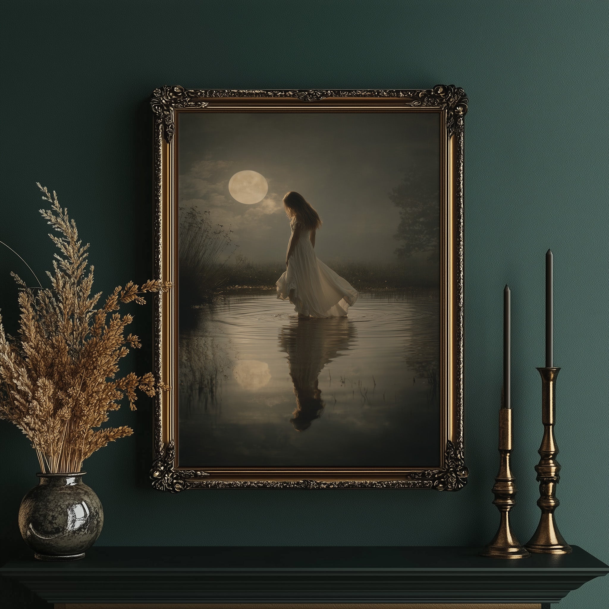 Moonlit Waters Carry Her Dreams