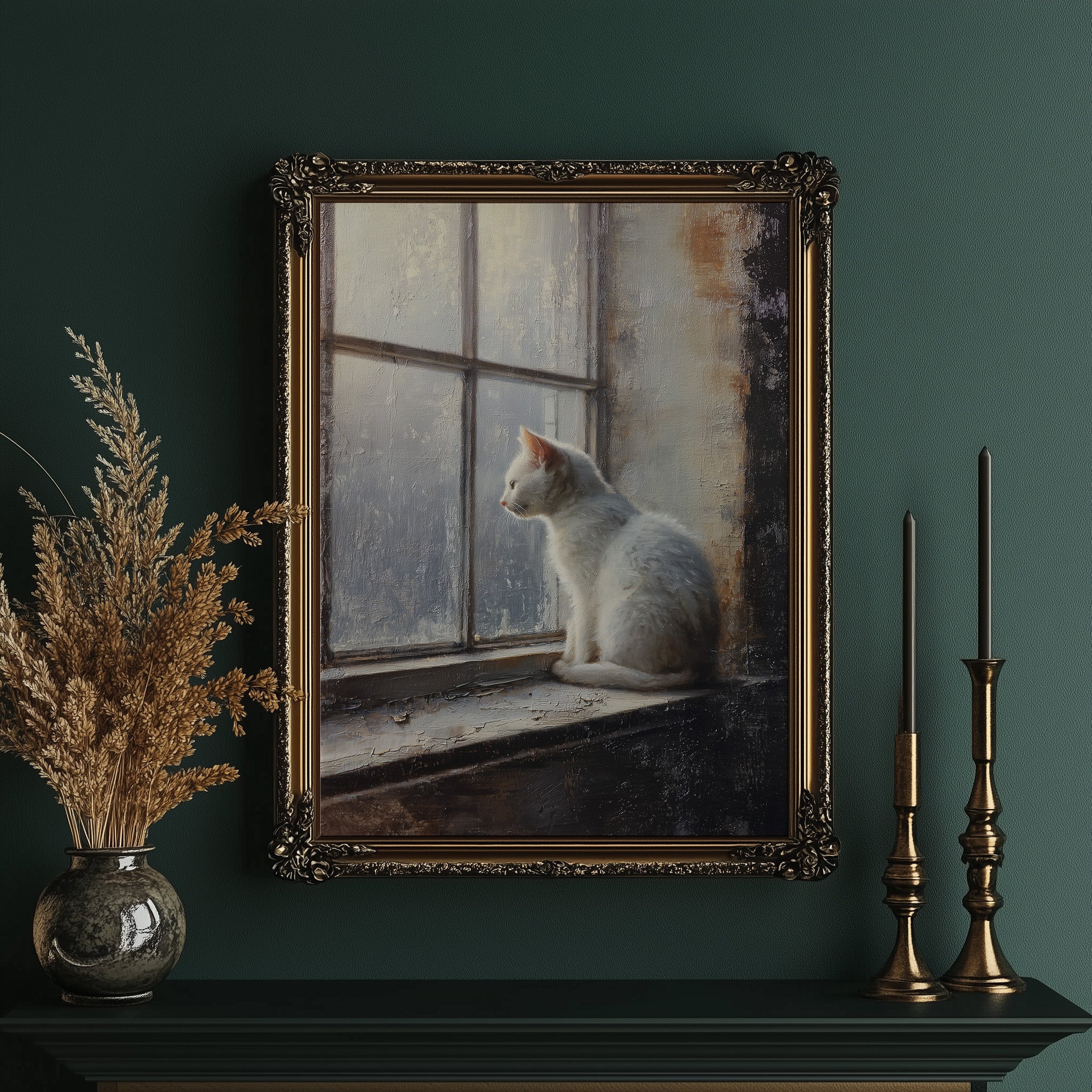 White Cat's Window Vigil