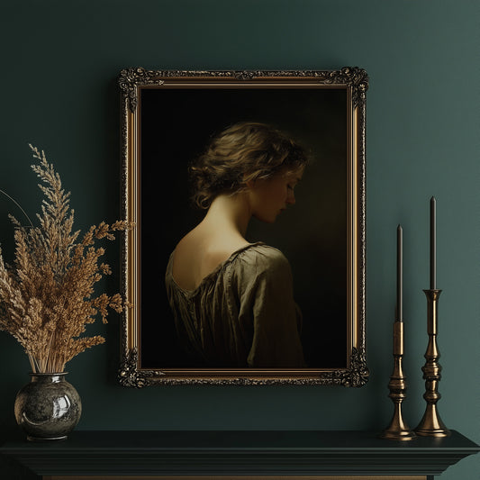 Golden Light On Timeless Portrait