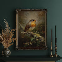 Amber Feathers Against Faded Light