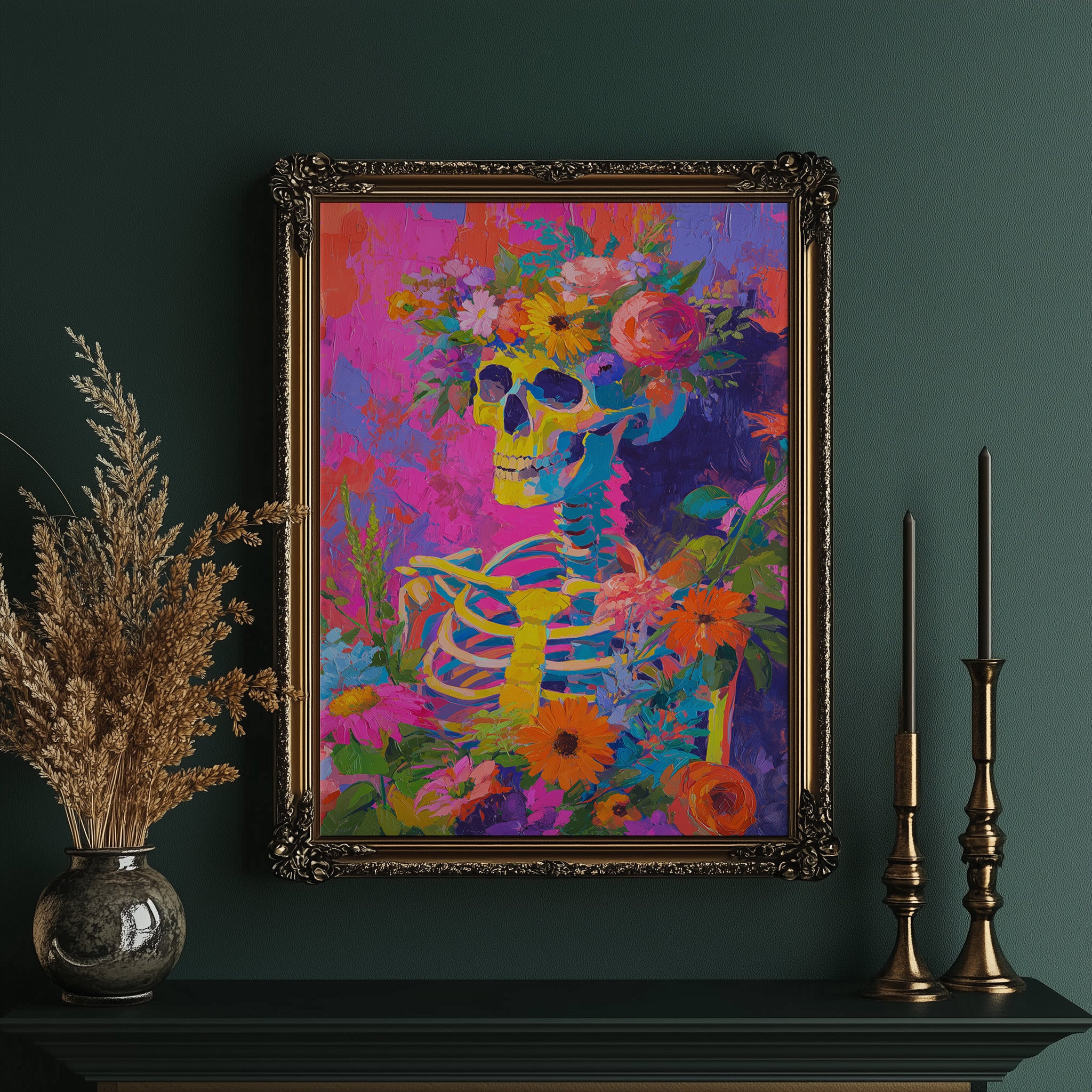 Vibrant Bones Bloom With Life