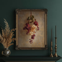Faded Blooms Against Autumn Light