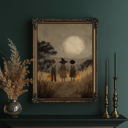 Moonlit Adventure Awaits Three Friends