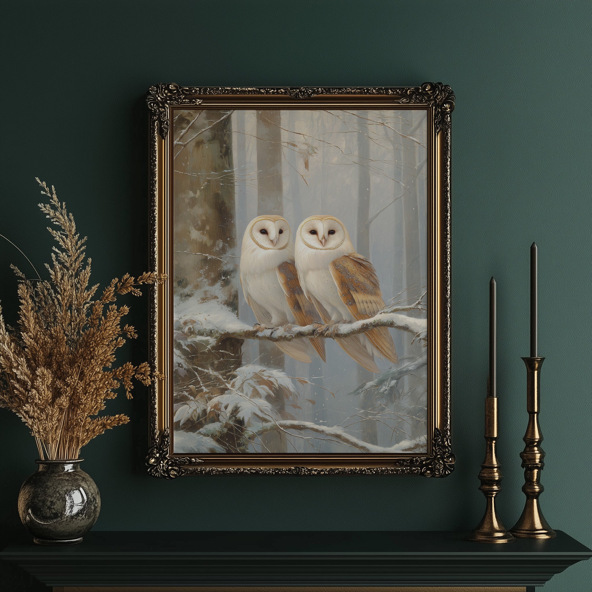 Sentinels Of Winter's Quiet Forest