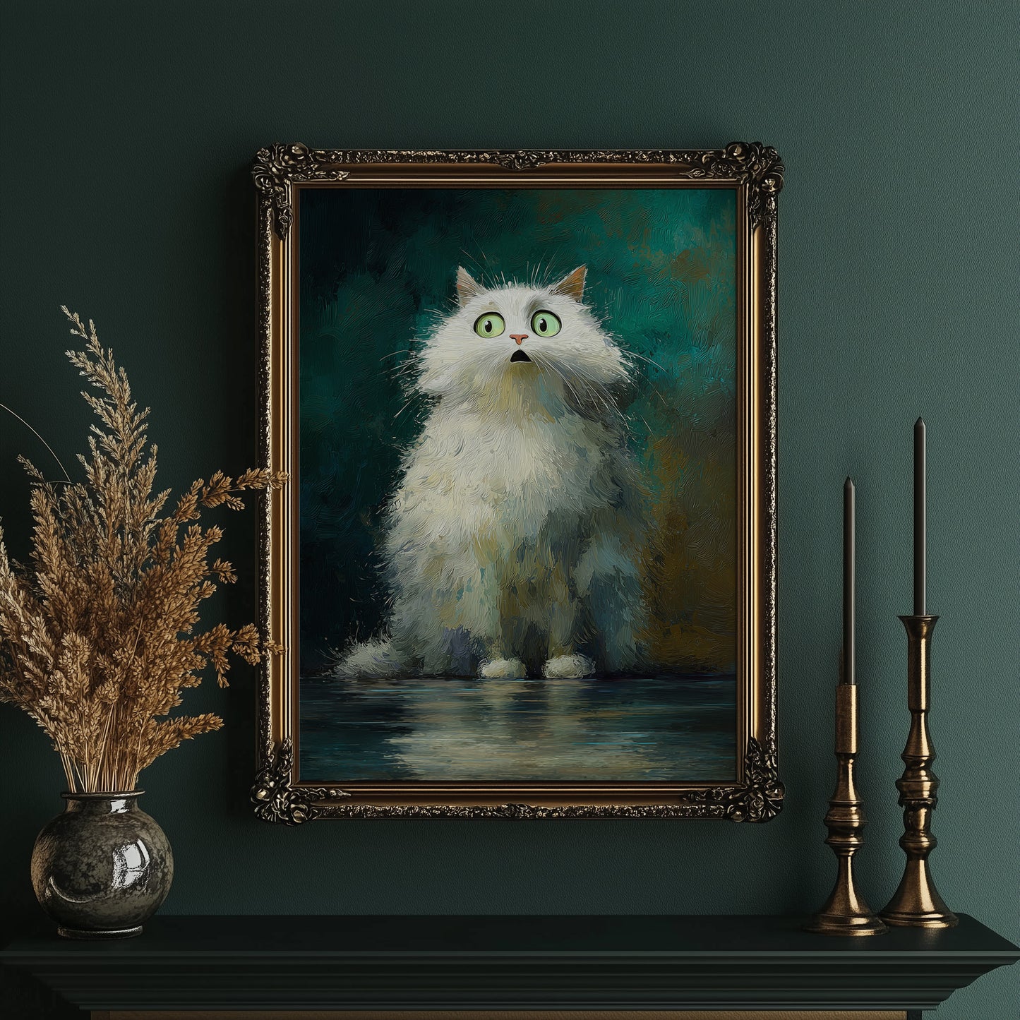 Emerald Eyes Meet Midnight Wonder